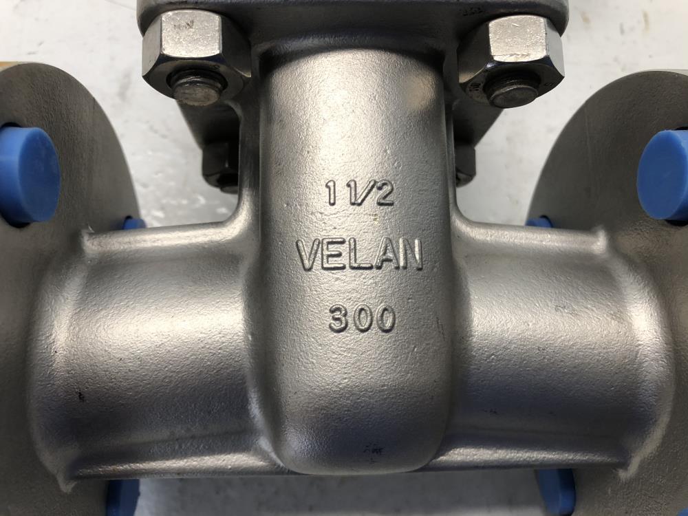 Velan 1-1/2" 300# CF8M Gate Valve, #F07-1064C-13SX