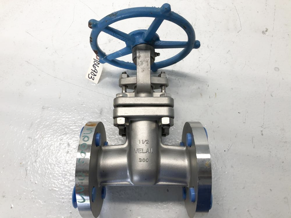 Velan 1-1/2" 300# CF8M Gate Valve, #F07-1064C-13SX