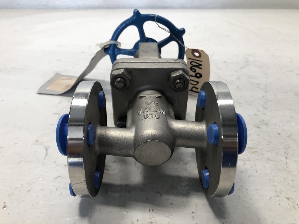 Velan 1/2" 150# CF8M Globe Valve, #F03-0074C-13GX