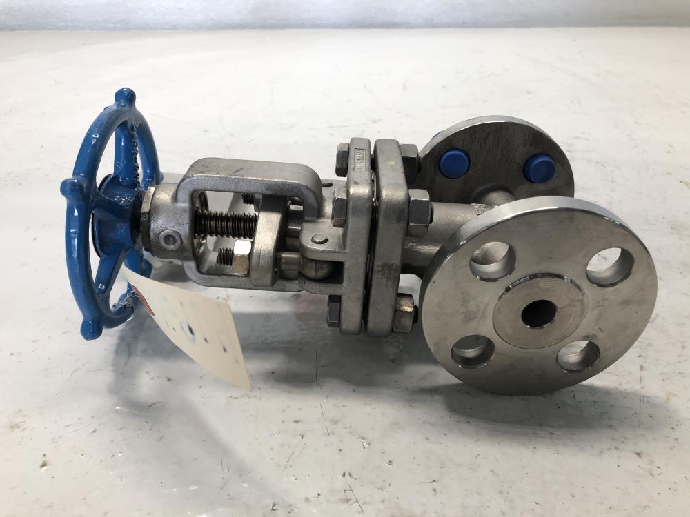 Velan 1/2" 150# CF8M Globe Valve, #F03-0074C-13GX