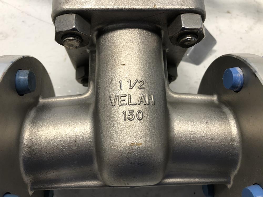 Velan 1-1/2" 150# CF8M Gate Valve,  #F07-0064C-13SX