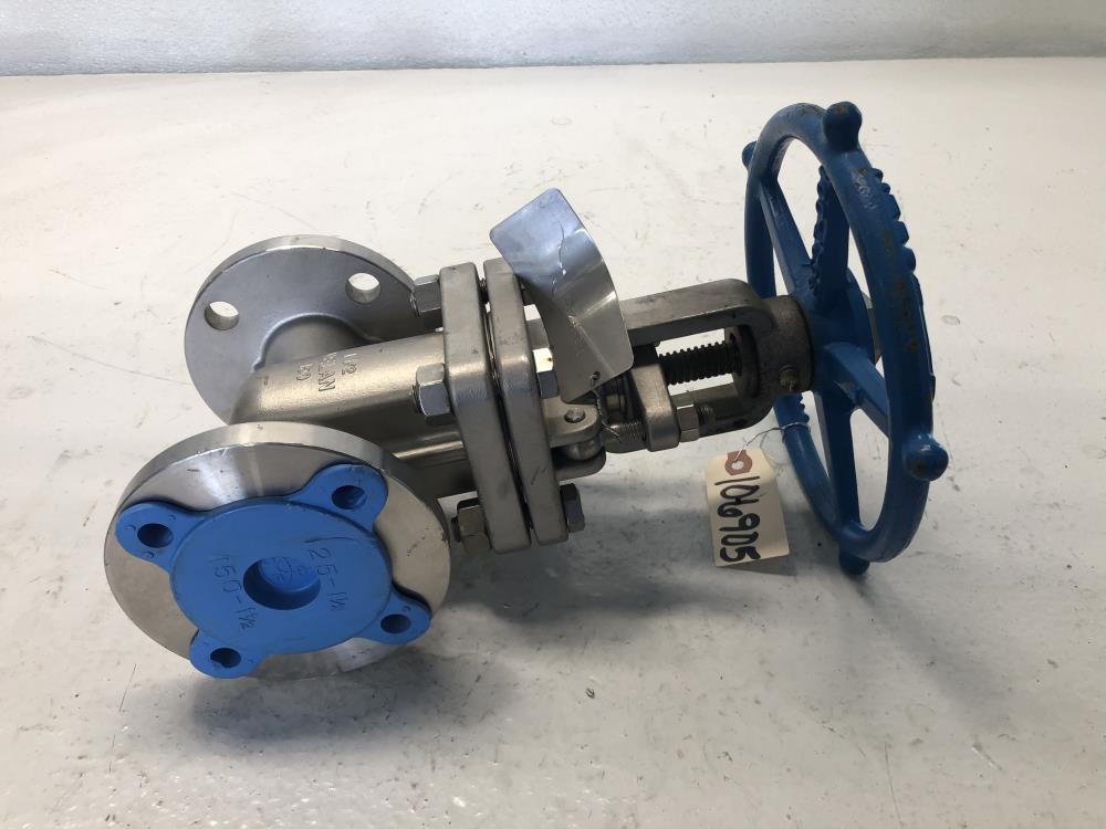 Velan 1-1/2" 150# CF8M Gate Valve,  #F07-0064C-13SX