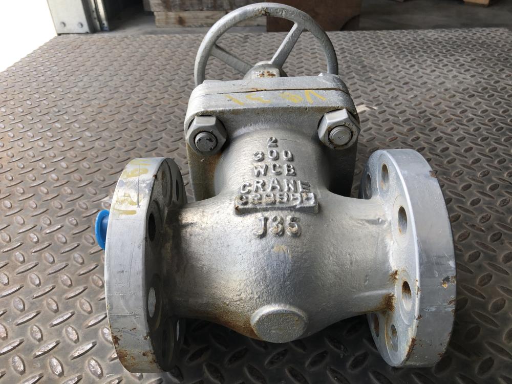 Crane 2" 300# WCB Gate Valve, #C-33-XUF