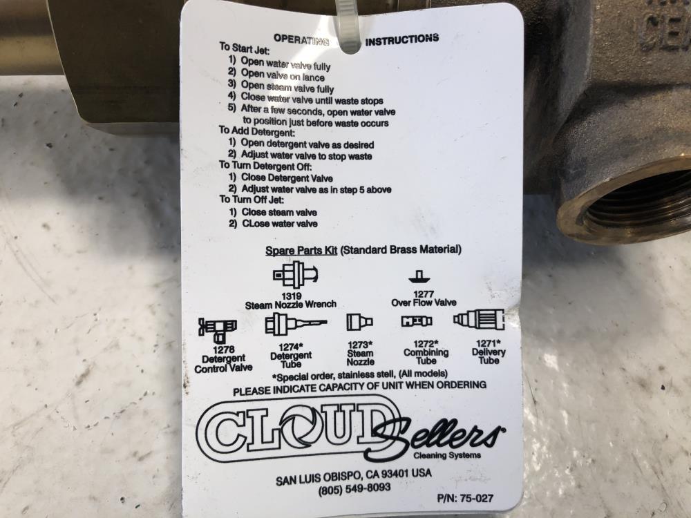 Cloud Sellers B1000 Hydraulic Jet Injector/Cleaner