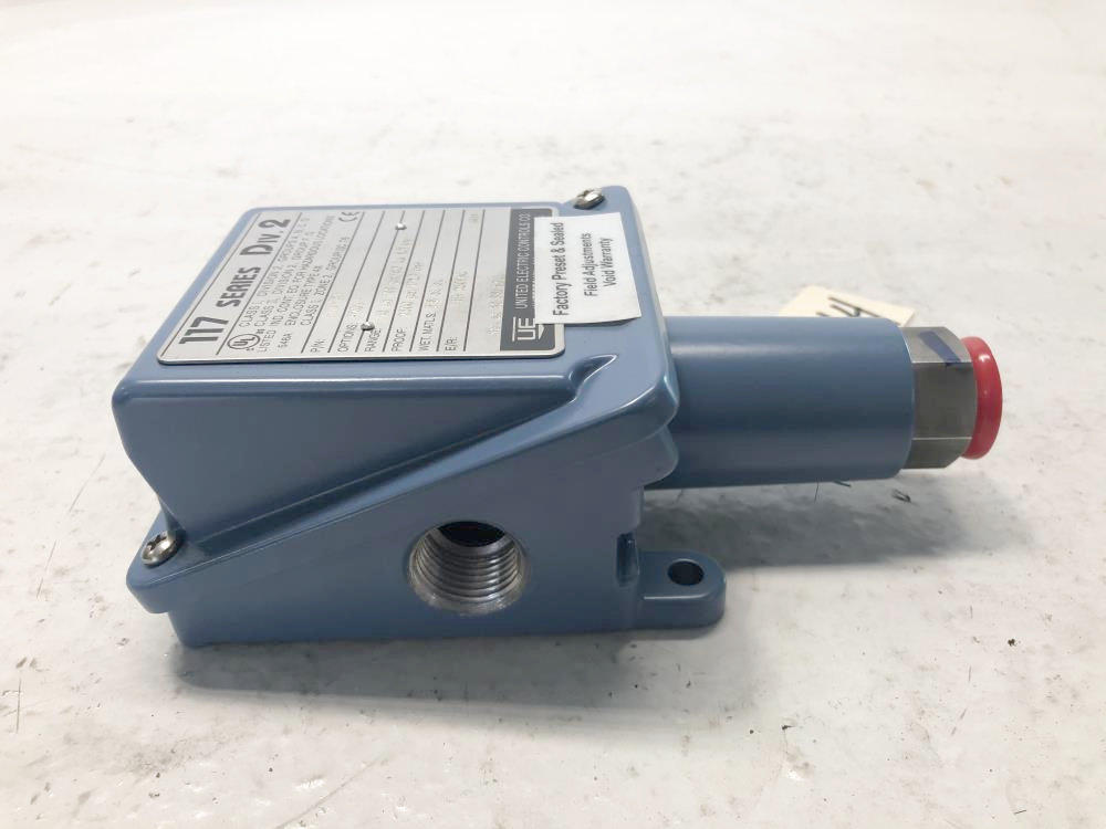 United 117 Series Electric Pressure Switch, H117191