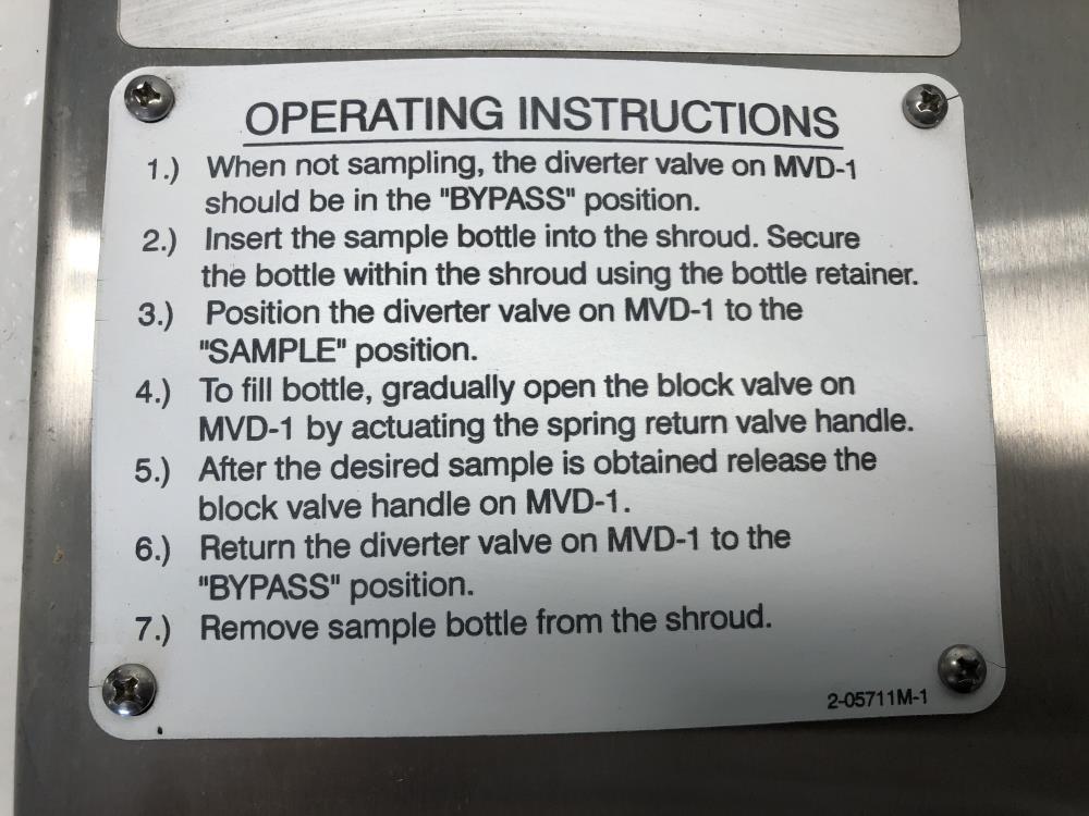 Sentry MVD Sampling System 7-04371A