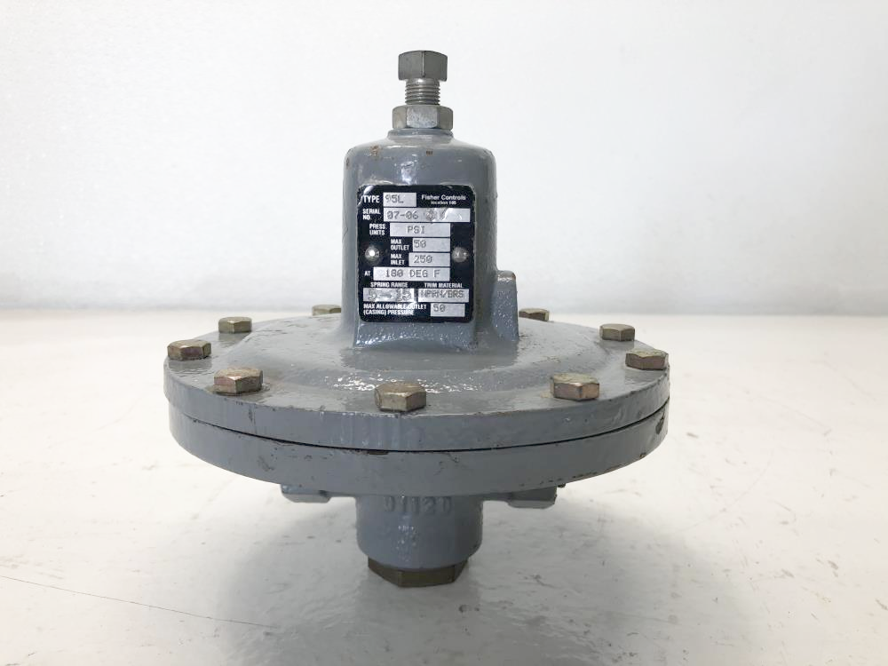 Fisher 95L Pressure Regulator 1/2" NPT, 50 PSI