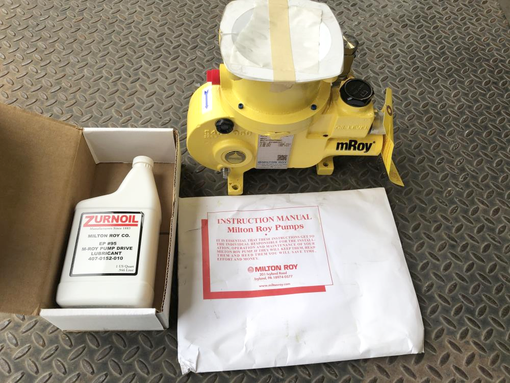 MIlton Roy Metering Pump, 2.80 GPH, MRA1D155XAPPNNNNY