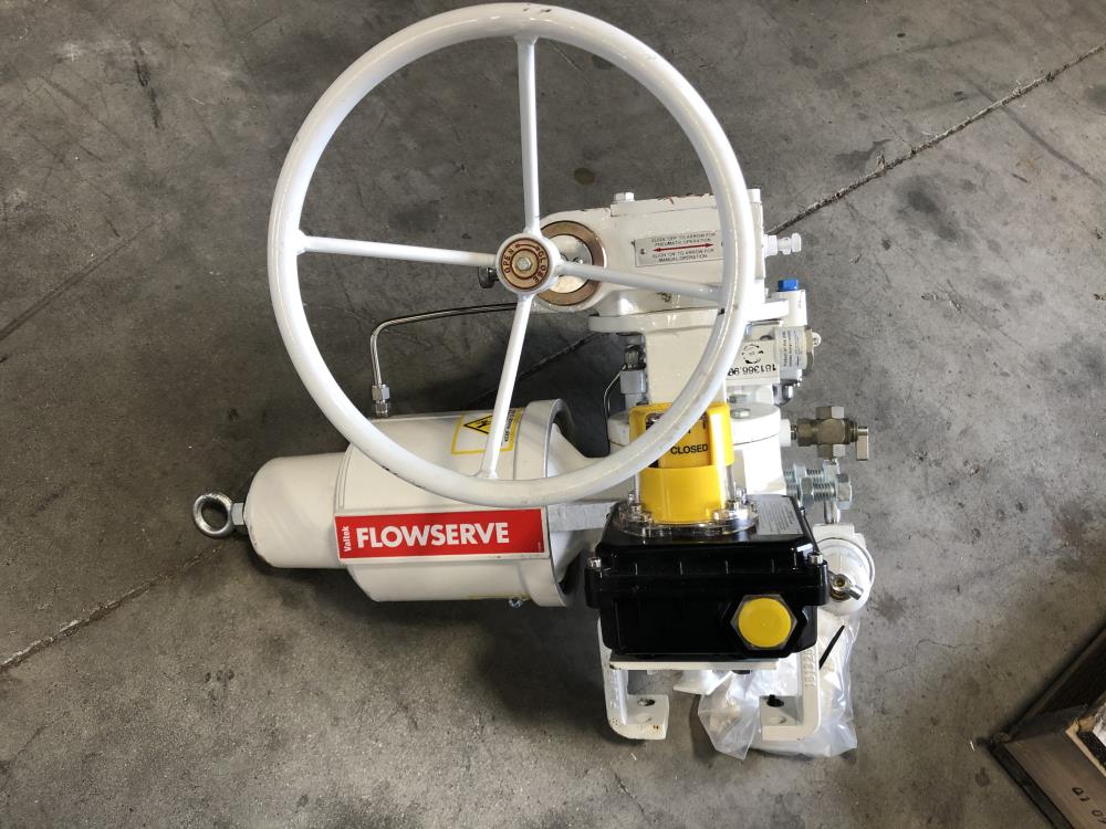 Ameya MOR-1 Gear Operated Assembly W/ Flowserve VR25 Actuator & Westlock Switch