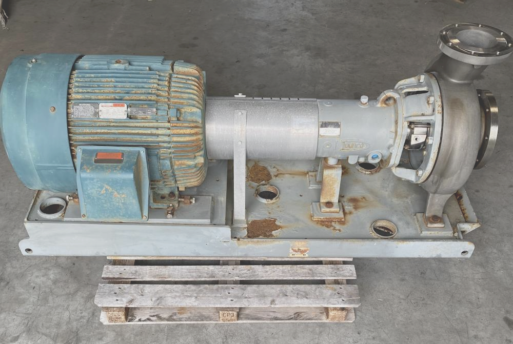 Durco MK3 STD Centrifugal Pump 3K8X6-14ARV/11.81, Titanium W/ 100 HP Motor