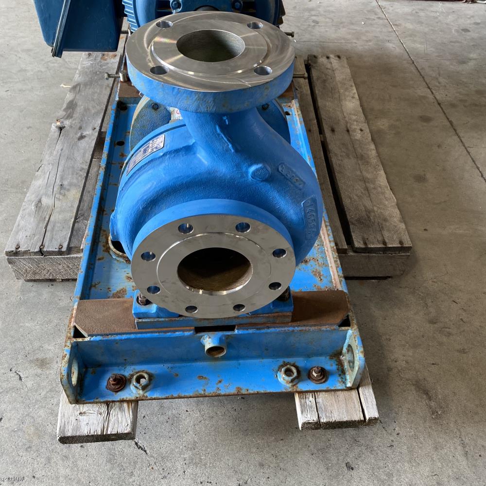 Goulds 3196 MTX Centrifugal Pump 3"x4"-8G, 316 SS w/ 60 HP Motor