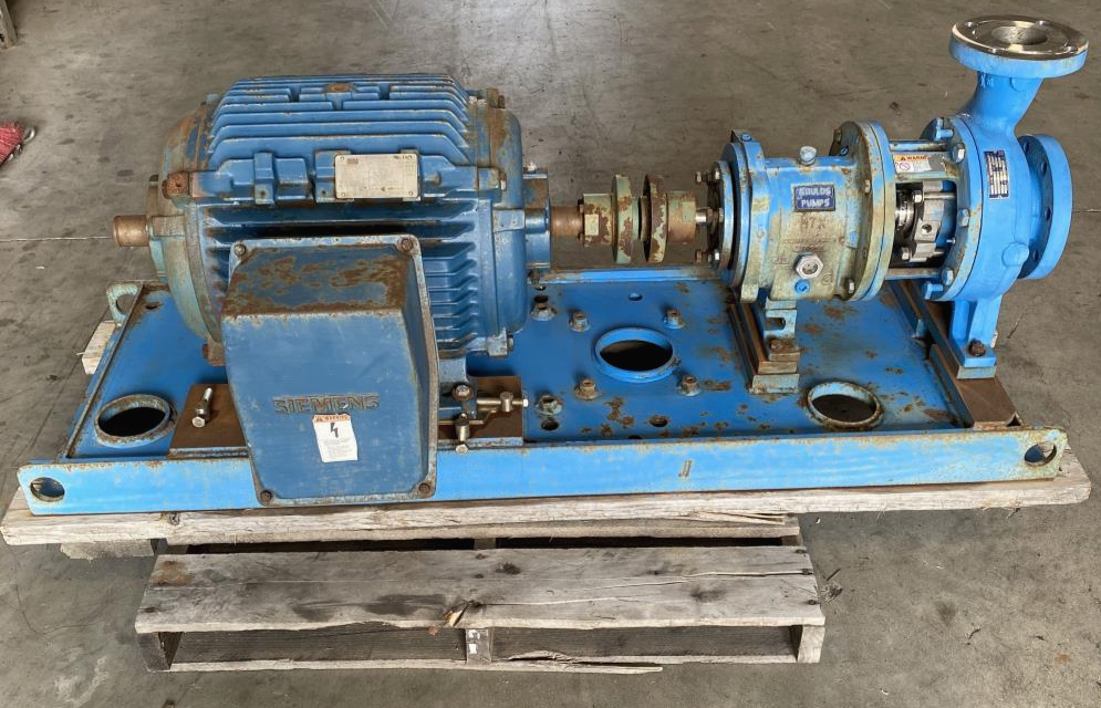 Goulds 3196 MTX Centrifugal Pump 3"x4"-8G, 316 SS w/ 60 HP Motor