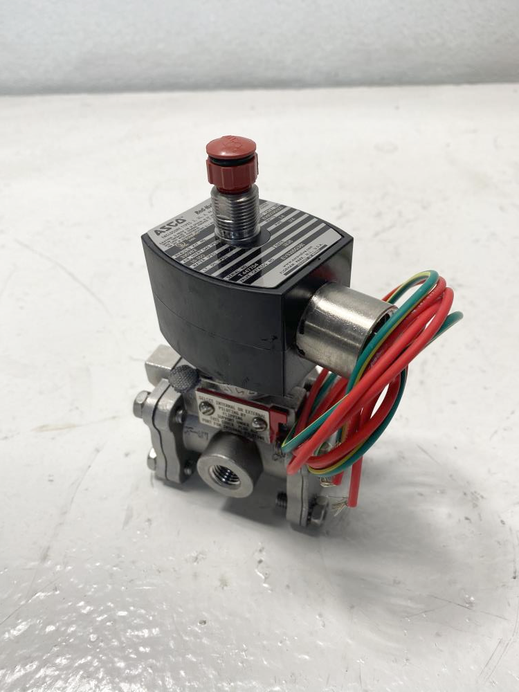ASCO 1/4" NPT CF8M Solenoid Valve 24/DC, EF8316G38, EV8003G300