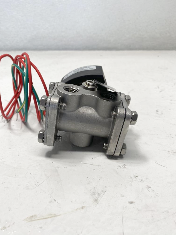 ASCO 1/4" NPT CF8M Solenoid Valve 24/DC, EF8316G38, EV8003G300