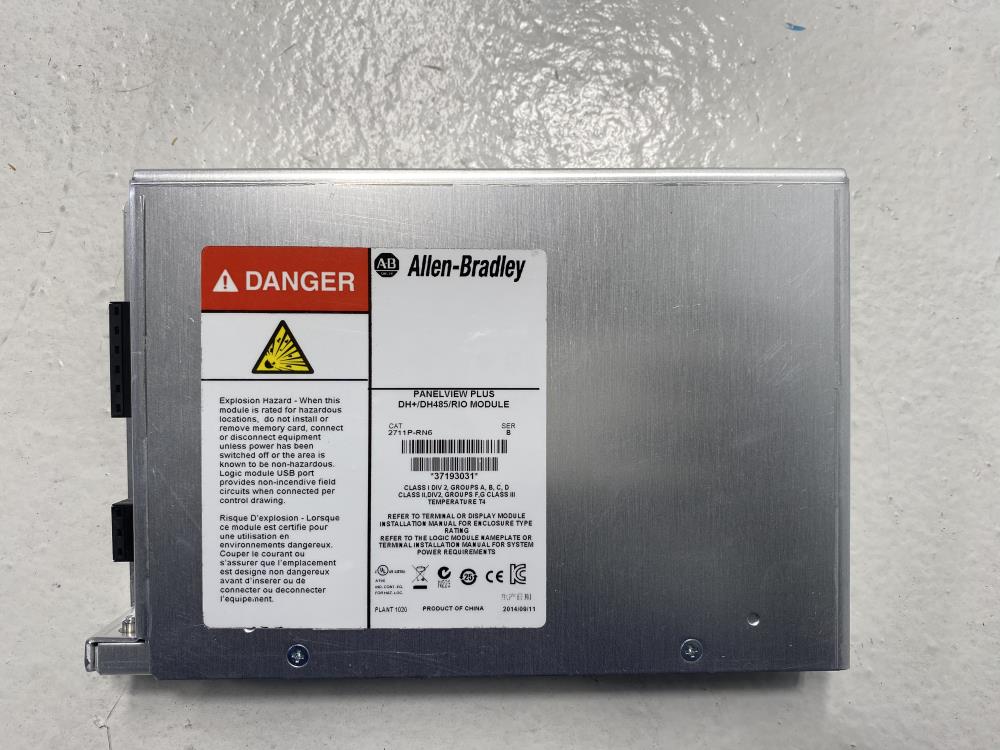 Allen Bradley PanelView Plus DH+/DH485/RIO Communication Module 2711P-RN6