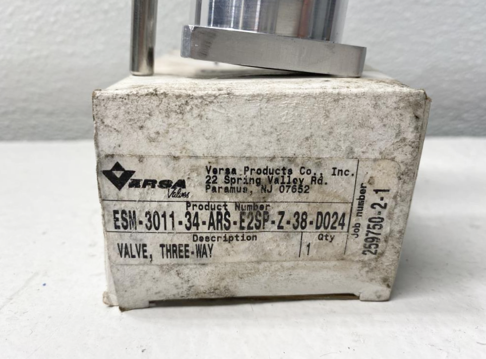 Versa 3-Way 24V Stainless Steel Solenoid Valve ESM-3011-34-ARS-E2SP-Z-38-D024