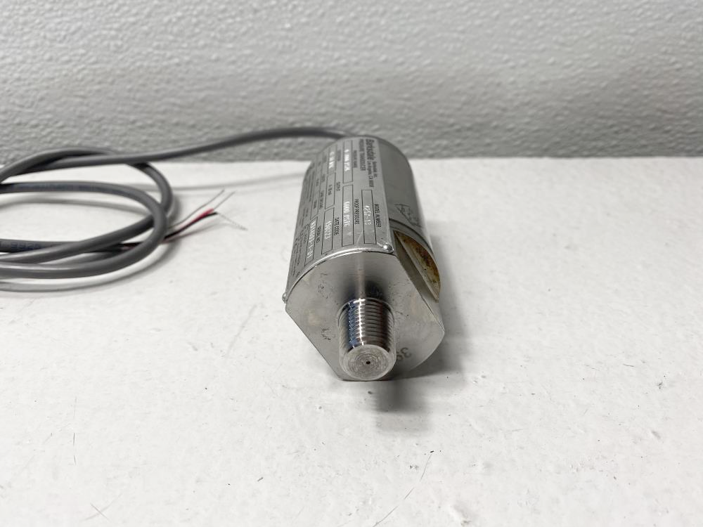 Barksdale 03000 PSIG Stainless Steel Pressure Transducer 425X13