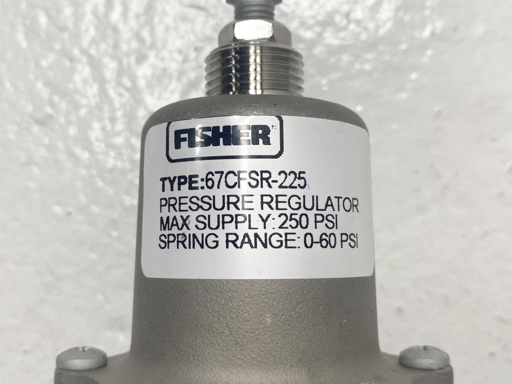 Fisher 250 PSI Stainless Steel Pressure Regulator 67CFSR-225