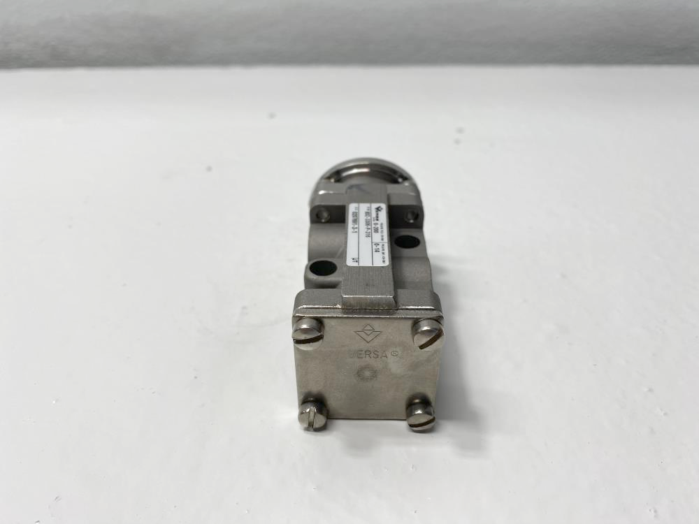 Versa 1/4" NPT 3-Way 316SS Pneumatic Directional Valve BSI-3306-P-316