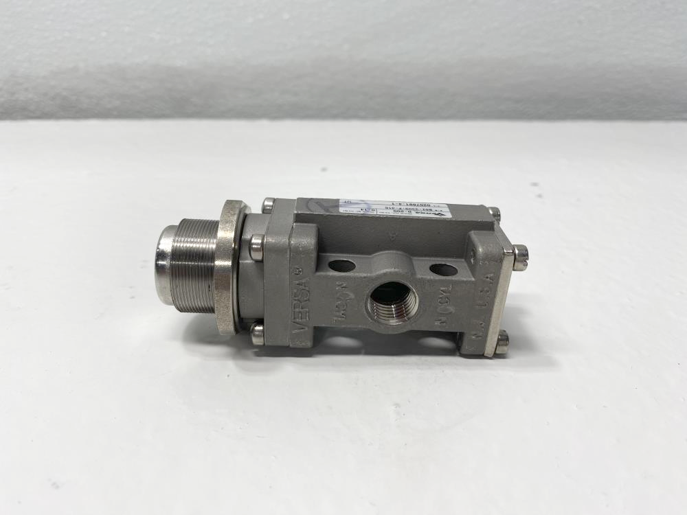 Versa 1/4" NPT 3-Way 316SS Pneumatic Directional Valve BSI-3309-P-316