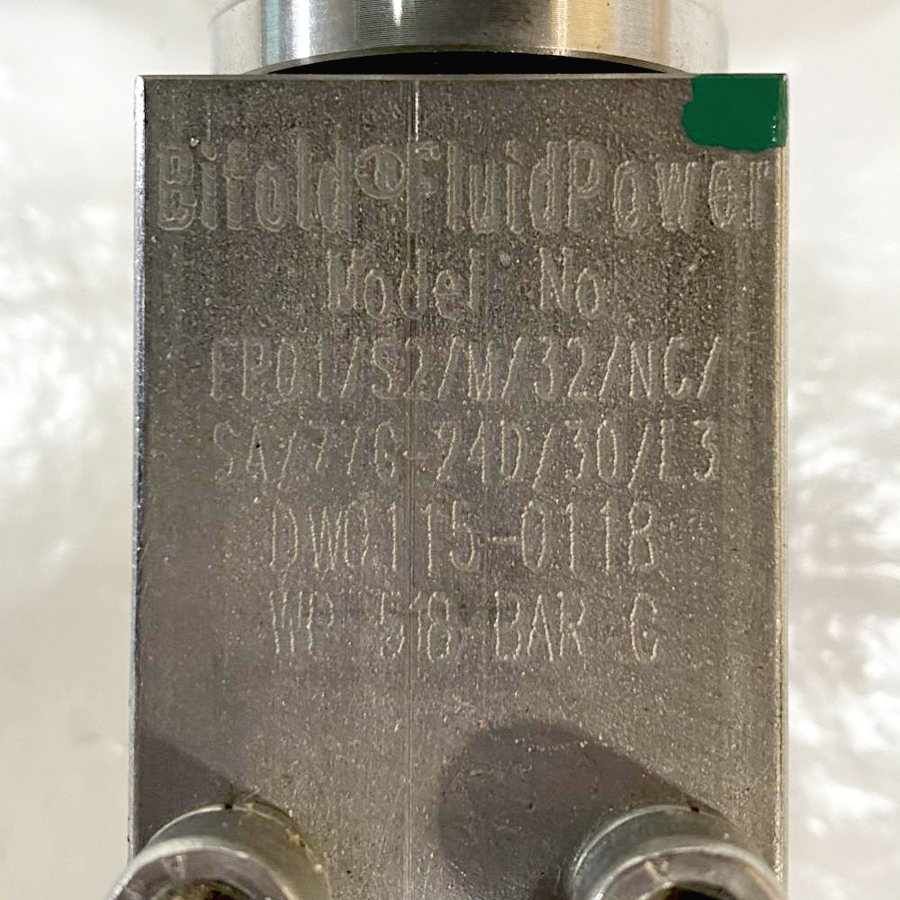 Bifold Fluid Power 1/2" 316SS Direct Acting Solenoid Valve FP01-77G