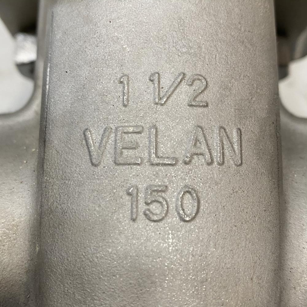 Velan 1-1/2" 150# CF8M RF Gate Valve F07-0064C-13GX, Model C