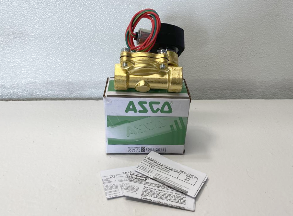 ASCO 3/4" NPT 2-Way Bronze Solenoid Valve EF8210G003, EF8016G1