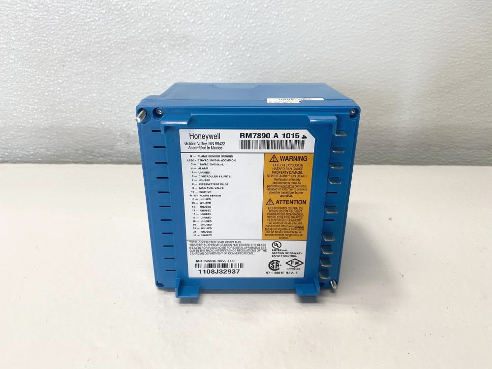 Honeywell Burner Control Relay Module, RM7890A1015