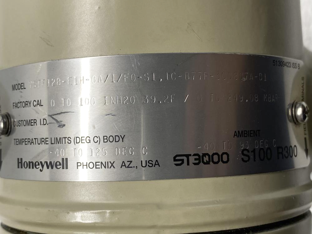 Honeywell 3" 150# Flow Meter, YSTF128-E1H-0A/1/F0-S1.1C-B77P-3C0807A-D1