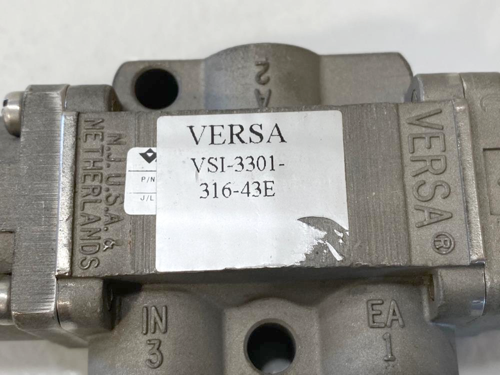 Versa 1/4" NPT 316SS Pneumatic Directional Valve VSI-3301-316-43E