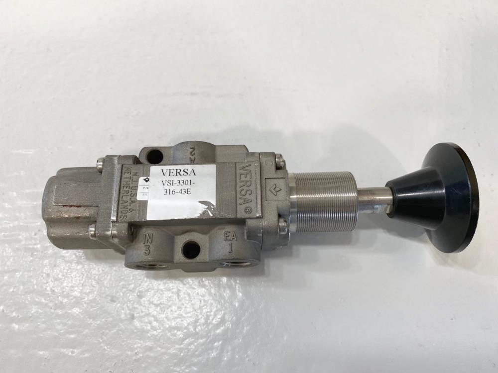 Versa 1/4" NPT 316SS Pneumatic Directional Valve VSI-3301-316-43E