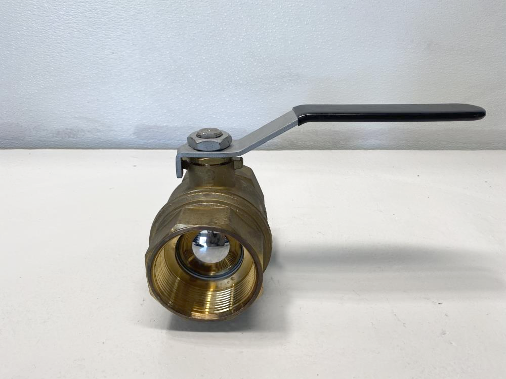 Rub 3" Threaded NPT Brass Ball Valve, S.71