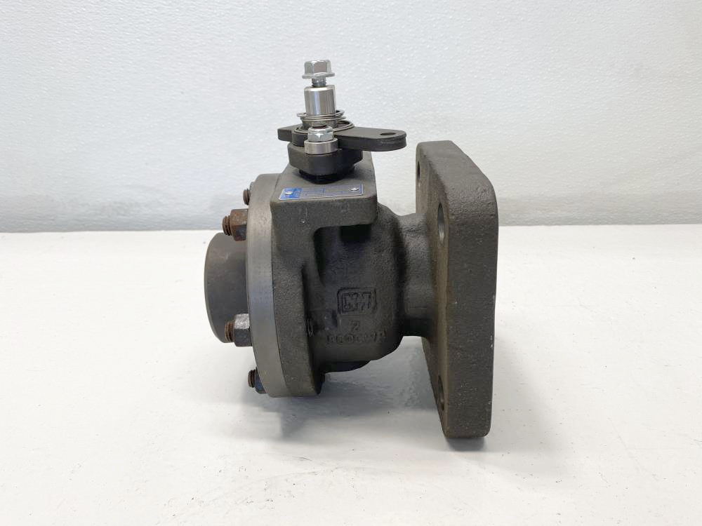 Jamesbury 2" THD x Flange WCB Railroad Ball Valve, 9300RR312236XTZ1-EL004