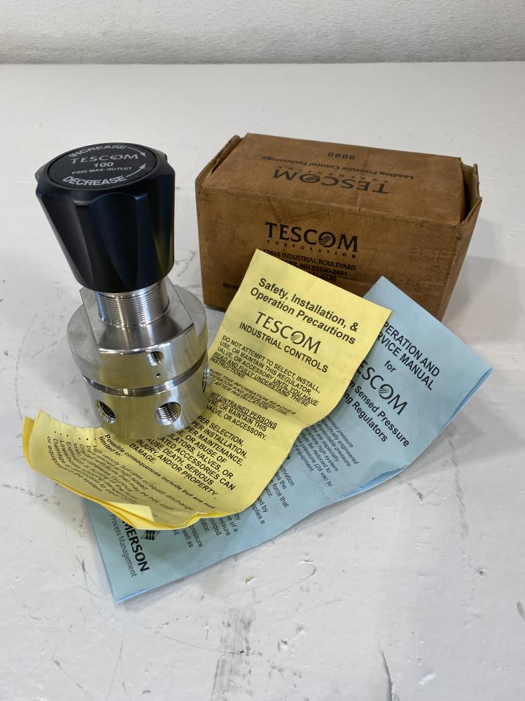 Tescom Stainless Steel 500 PSI Pressure Regulator, 44-3262H283-607