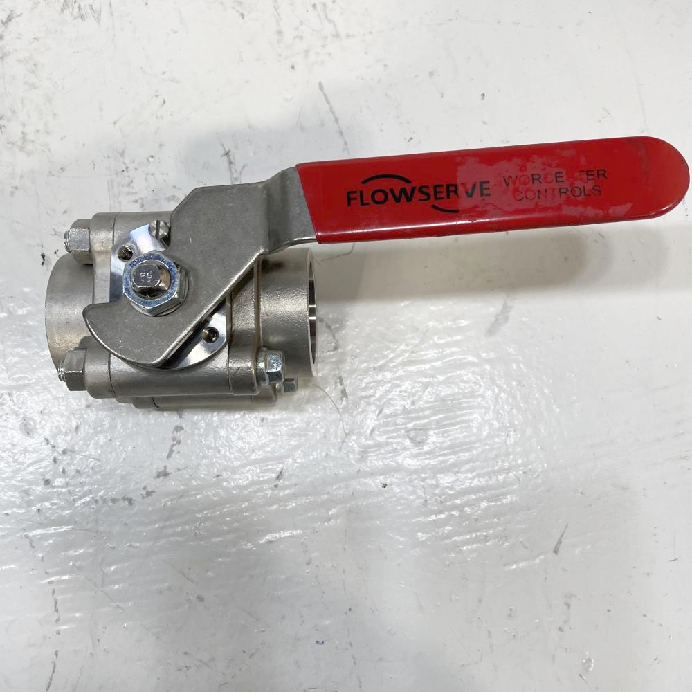 Flowserve Worcester 1-1/2" Stainless Steel Socketweld Ball Valve 11/2 4466TSW R2