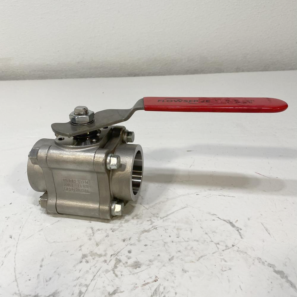 Flowserve Worcester 1-1/2" Stainless Steel Socketweld Ball Valve 11/2 4466TSW R2