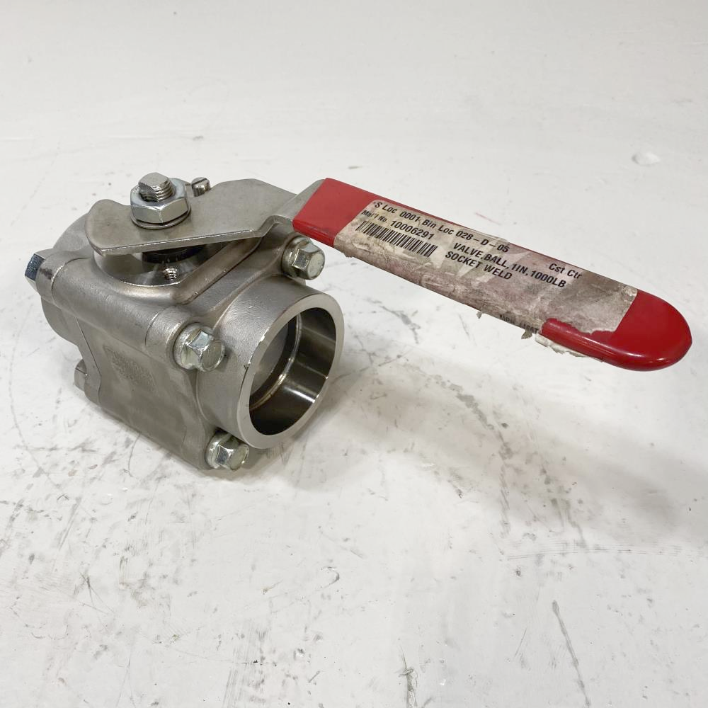 Flowserve Worcester 2" Stainless Steel Socketweld Ball Valve 2 4466TSW R2
