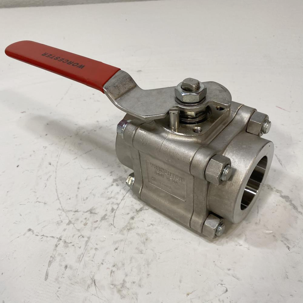 Worcester 1-1/2" Socketweld CF8M Ball Valve 11/2 5966TSW R21