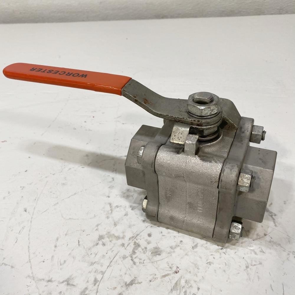 Worcester 1-1/2" Socketweld CF8M Ball Valve 11/2 466TSE R16