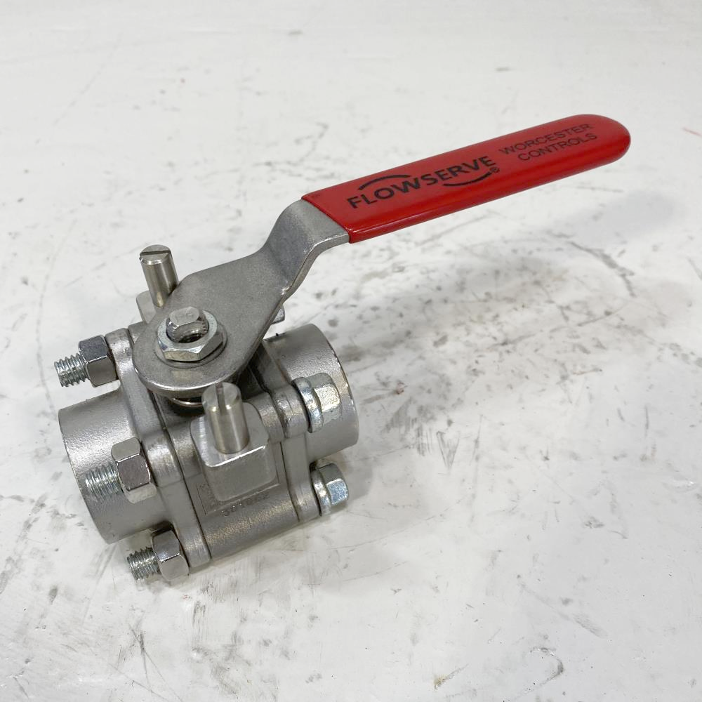 Flowserve Worcester 3/4" Threaded Stainless Steel Ball Valve 3/4 FZ4466RGSWSE R4