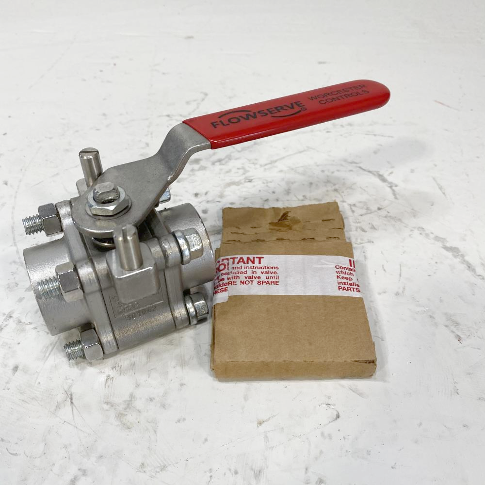 Flowserve Worcester 3/4" Threaded Stainless Steel Ball Valve 3/4 FZ4466RGSWSE R4