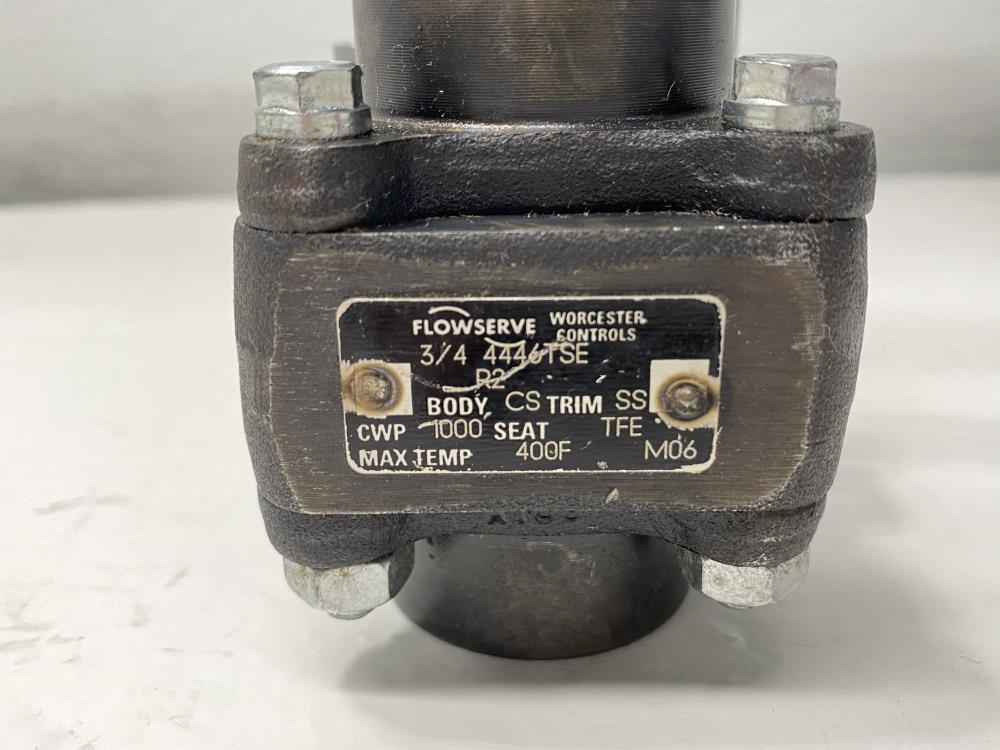 Flowserve Worcester 3/4" Threaded Carbon Steel Ball Valve 3/4 4446TSE R2