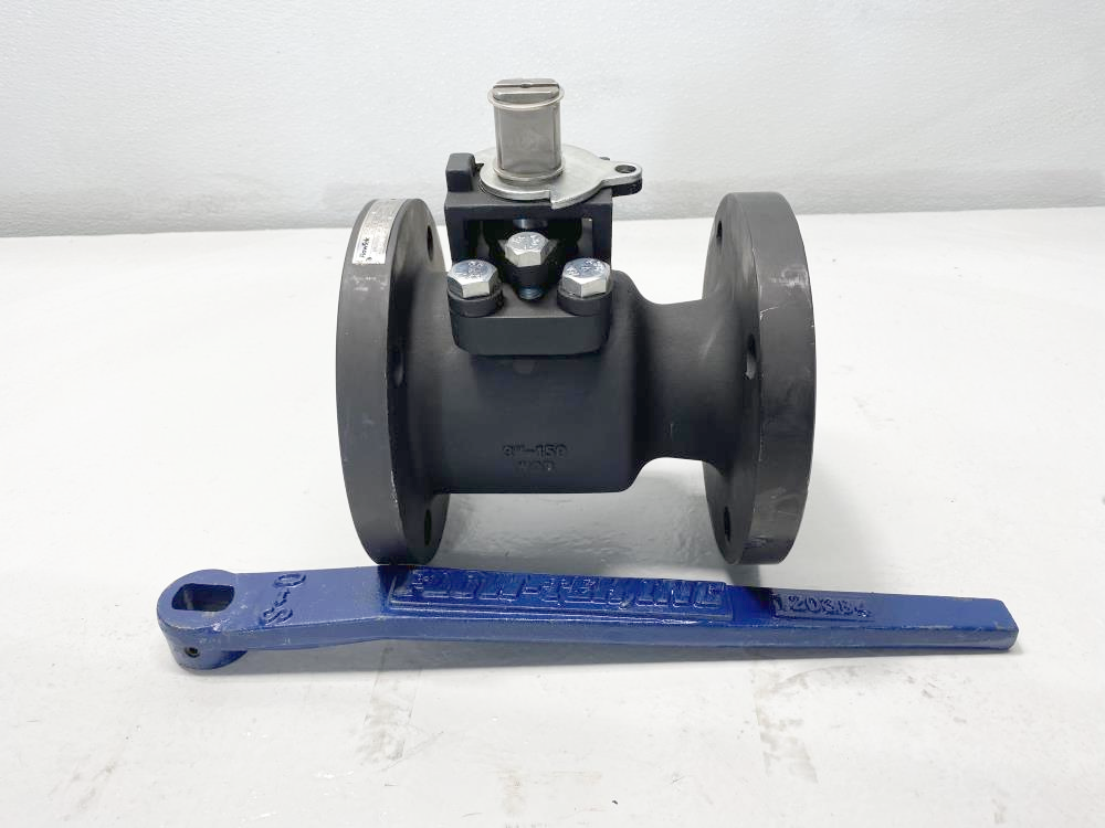 Flow-Tek 3" 150# RF WCB Lever Operated Ball Valve RF15