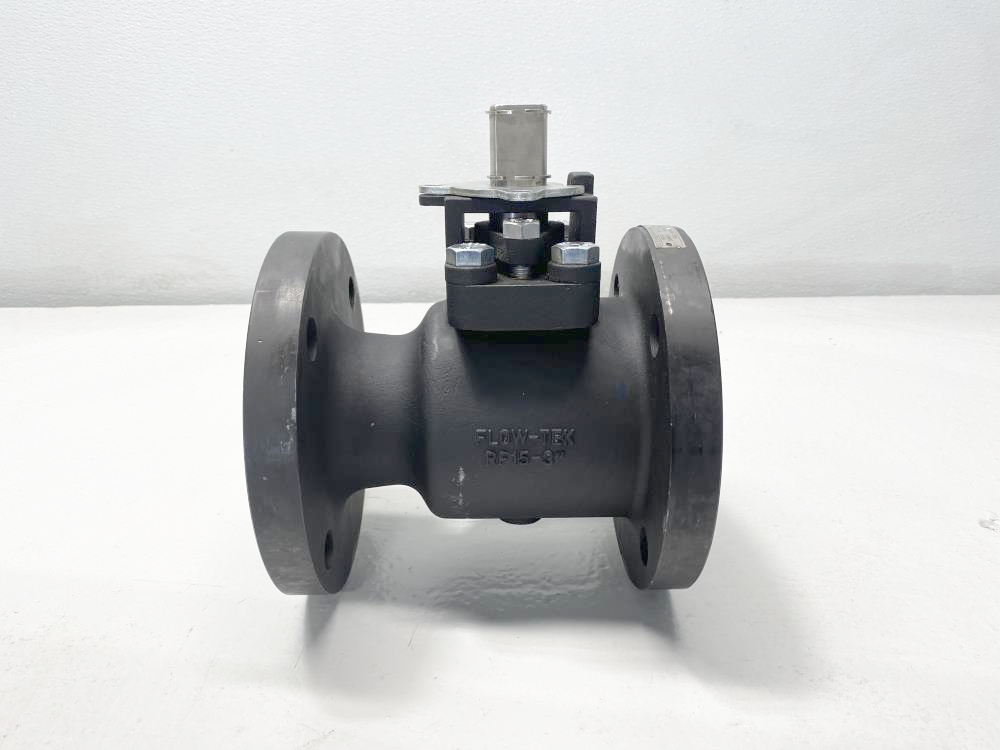 Flow-Tek 3" 150# RF WCB Lever Operated Ball Valve RF15