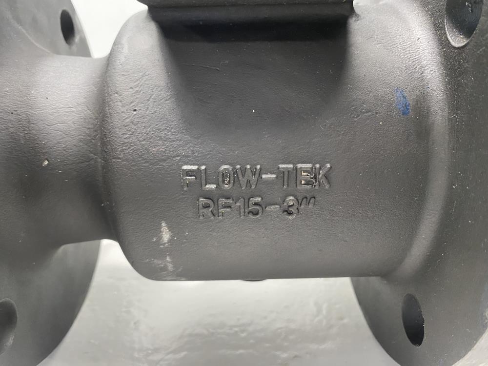 Flow-Tek 3" 150# RF WCB Lever Operated Ball Valve RF15