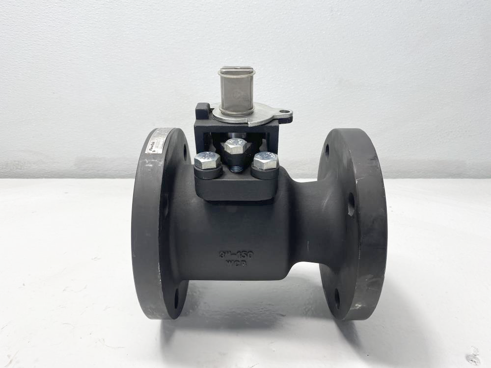 Flow-Tek 3" 150# RF WCB Lever Operated Ball Valve RF15