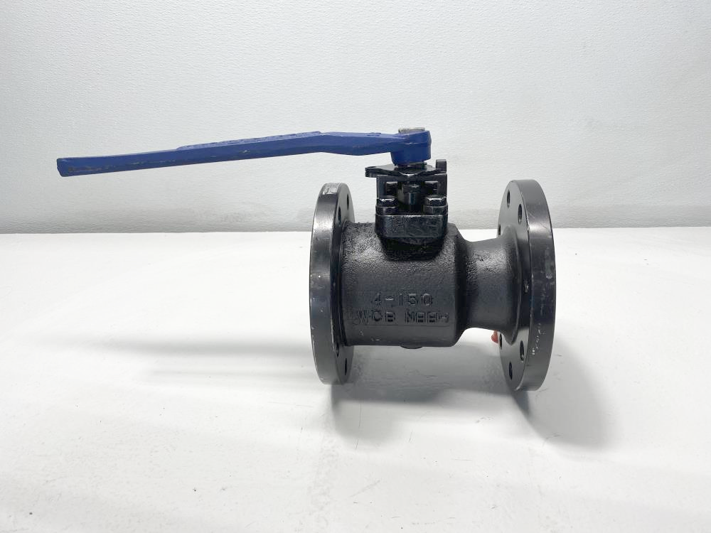 Flow-Tek 4" 150# RF WCB Lever Operated Ball Valve RF15