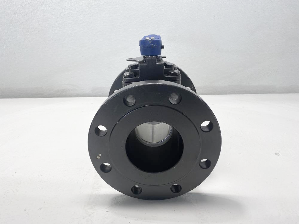 Flow-Tek 4" 150# RF WCB Lever Operated Ball Valve RF15