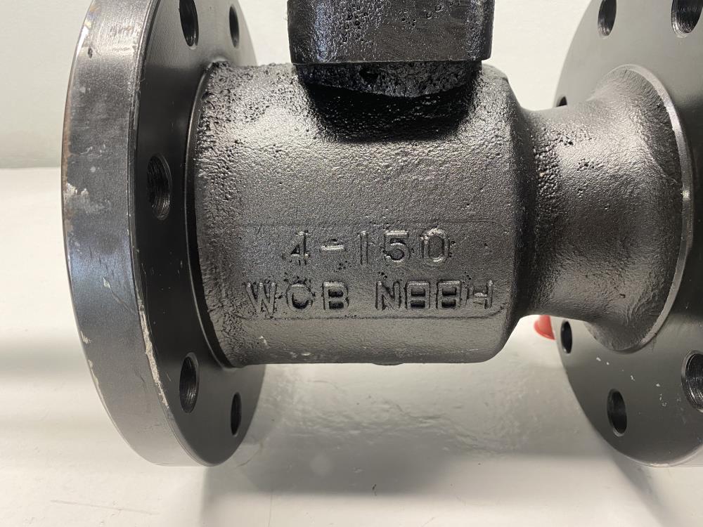 Flow-Tek 4" 150# RF WCB Lever Operated Ball Valve RF15