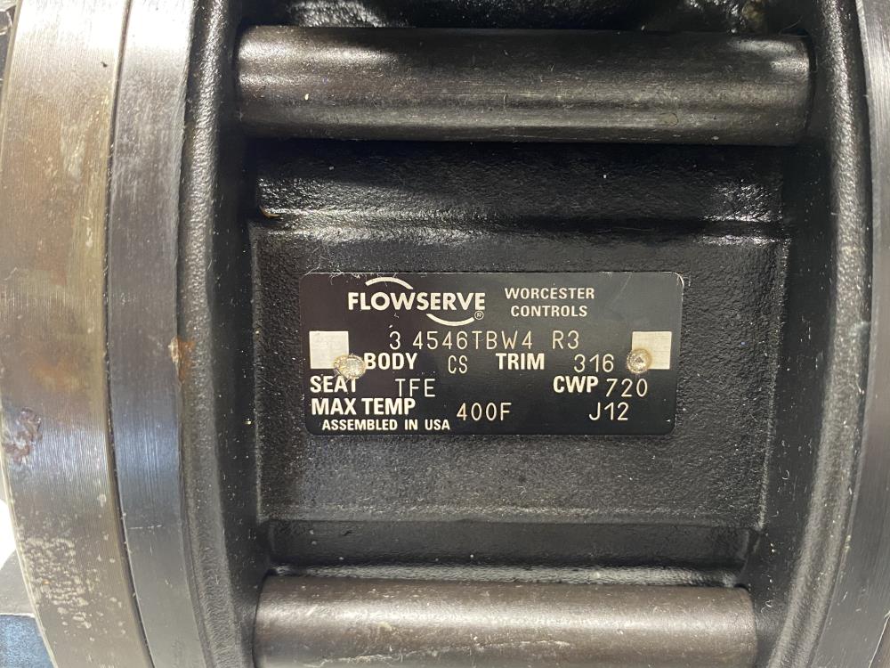 Flowserve Worcester 3" Carbon Steel Buttweld Ball Valve 3 4546TBW4 R3